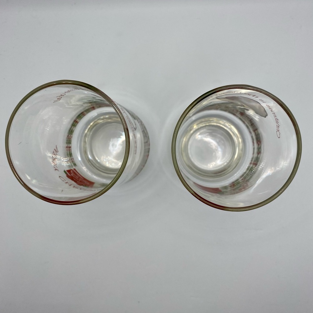 Holly Hobbie Coca-Cola Christmas Glasses Vintage - Picture 10 of 13